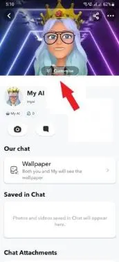 How to change Snapchat My AI Gender