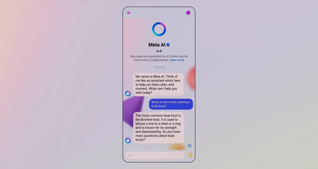 Meta AI on instagram